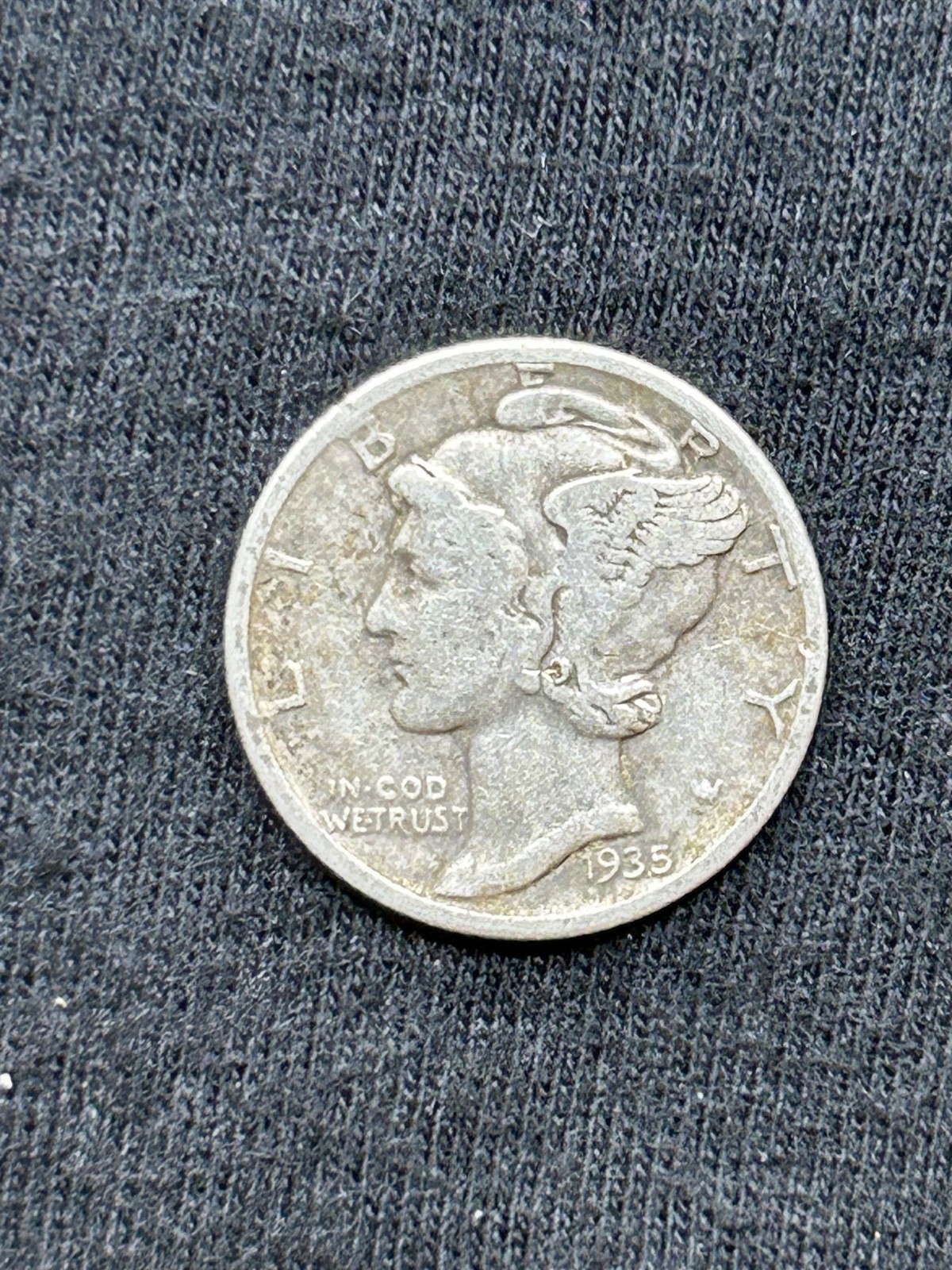 1935 P MERCURY DIME