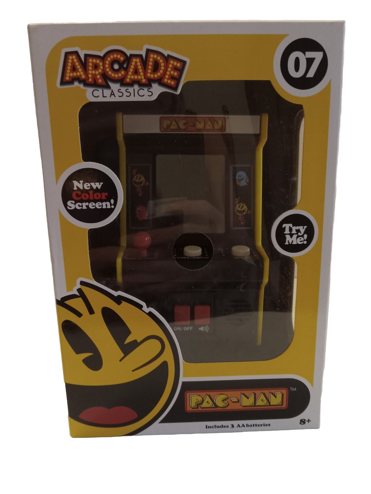 New Mini Pac Man Arcade Classics 07 Handheld Factory Sealed