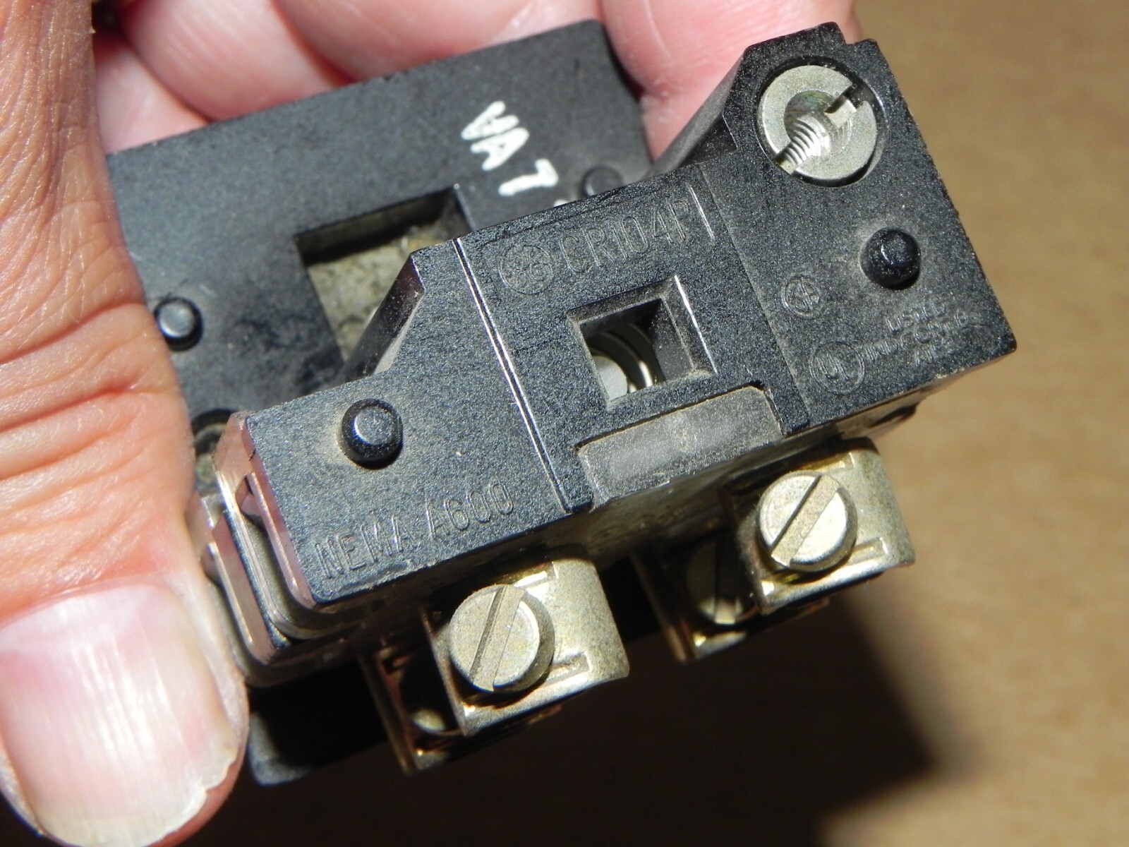 GE CR104P Push Button Switches 1 Orange 1 Red (2)
