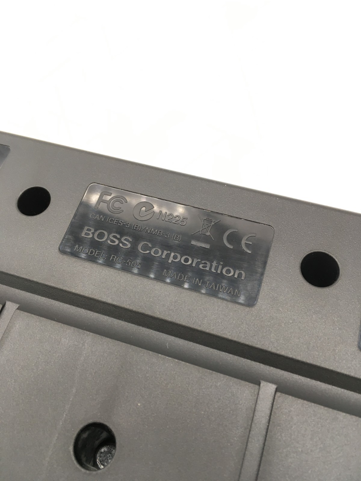 BOSS RC-505 Loop Station Tabletop Looper Pedal w/AC Adapter & Box Tested Working