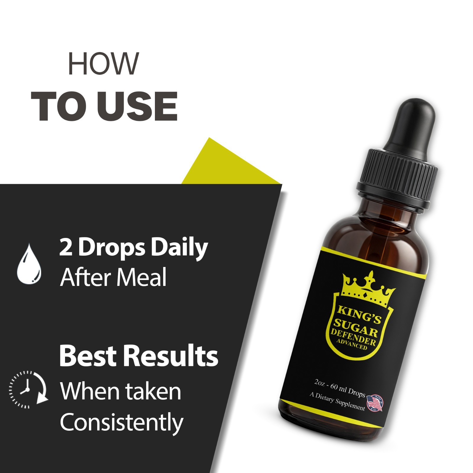 (5 Pack) King's Sugar Defender Drops -Premium Blood Health Support Formula