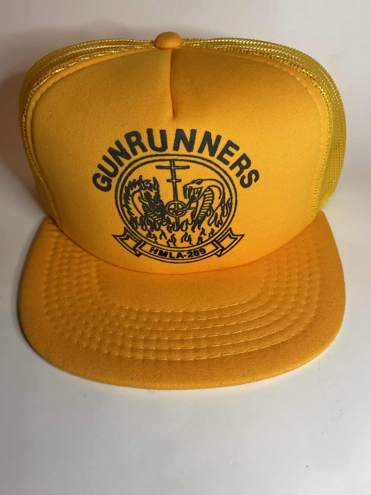 Vintage Gunrunners HMLA-268 Trucker's hat Made in Korea