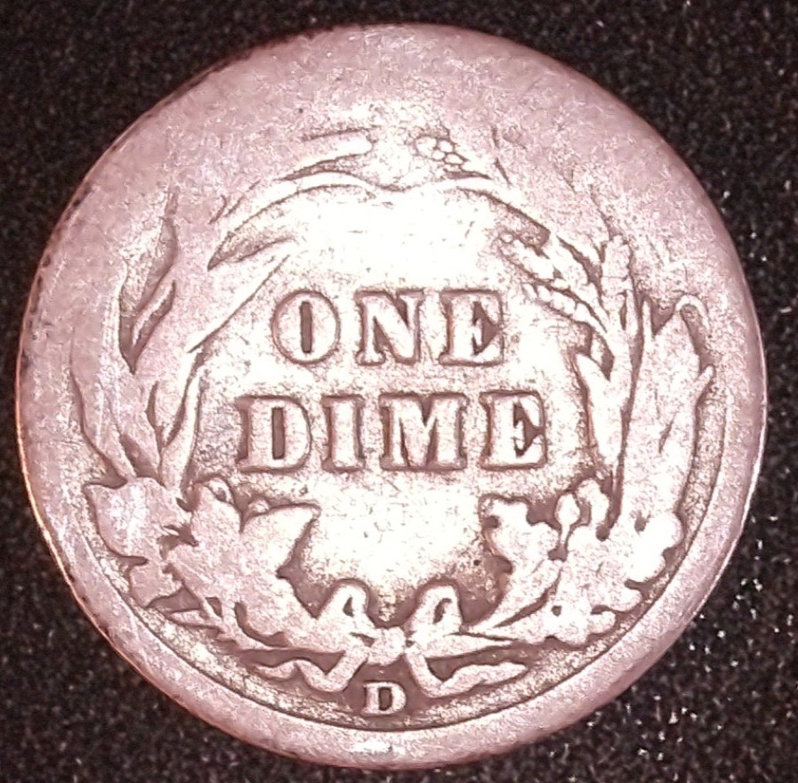 1912-D BARBER DIME 10C