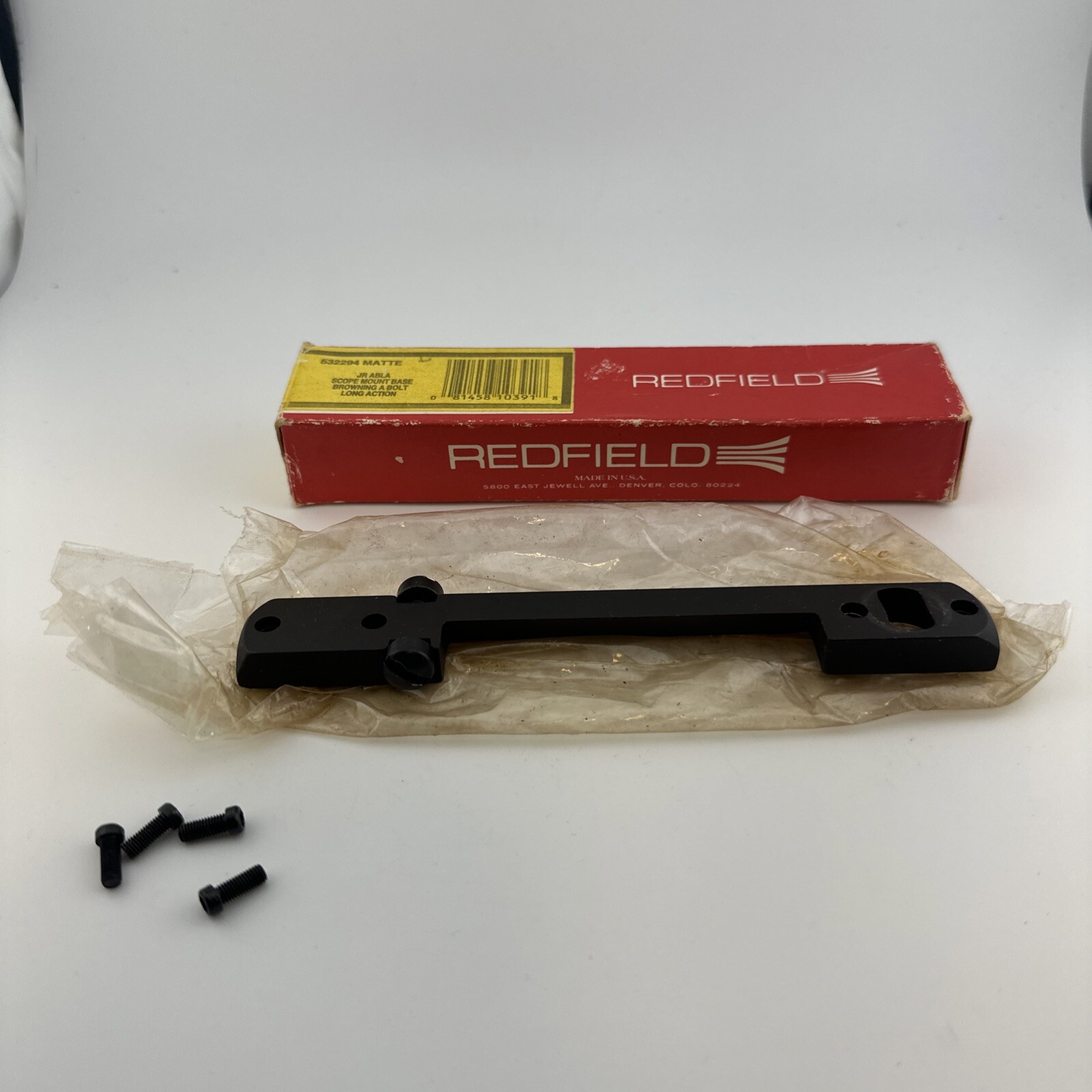 Redfield Scope Mount Base Browning A bolt Long Action 532294 Matte