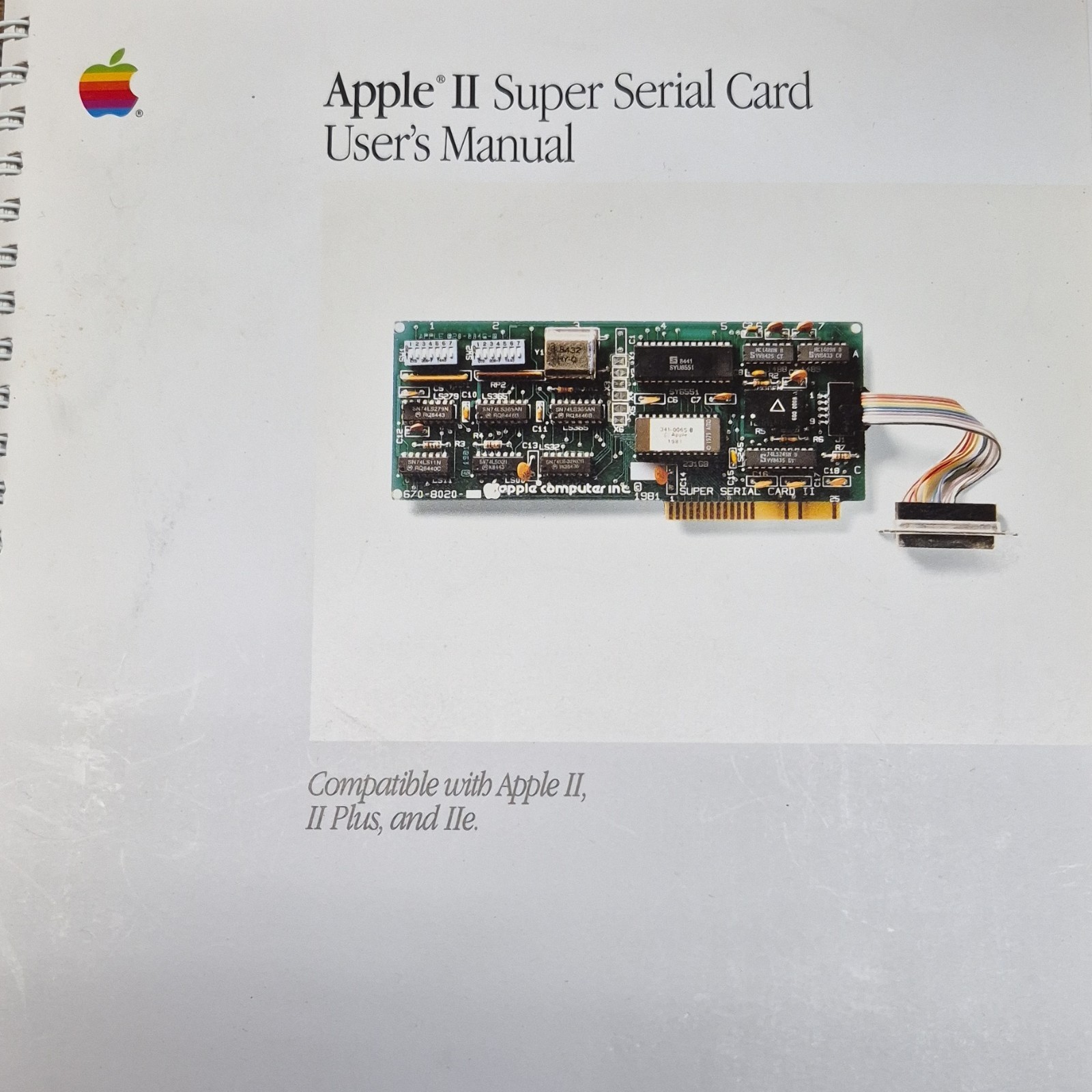 Apple Super Serial Card Grappler+ Printer Interface Cable Orange Micro A2B0044