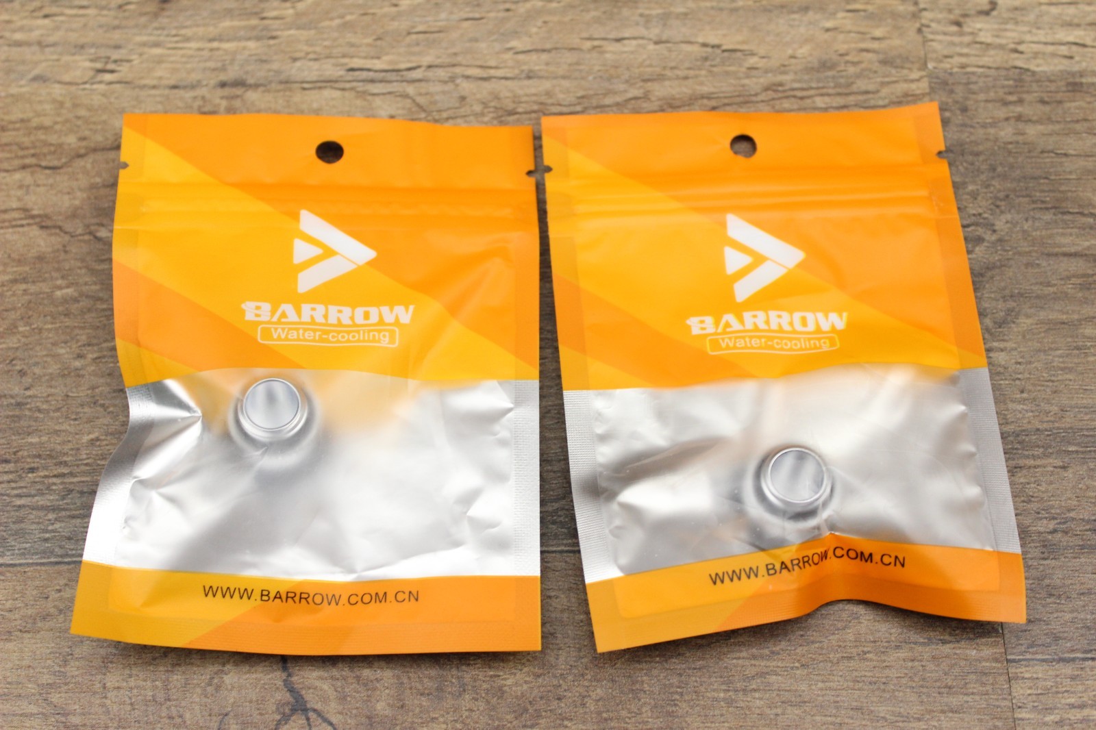 Barrow G1/4 Male to 5mm G1/4 Male Extender - Shiny Silver LOT OF 2