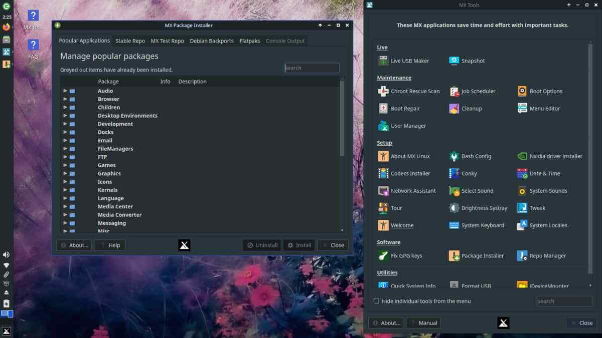 MX Linux 23 DVD or USB Flash Drive
