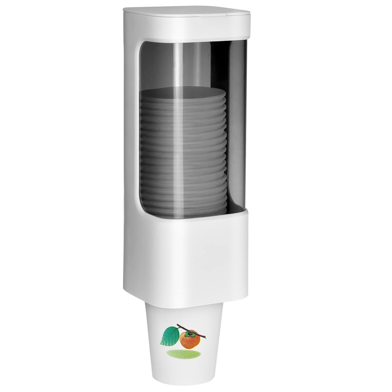 Cup Dispenser Wall Mounted Bathroom Cup Holder, 3oz-5oz Disposable Paper Cup ...
