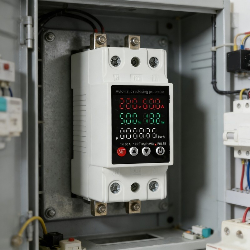 Digital Electricity Meter Over Voltages and Under Voltages Protective Device
