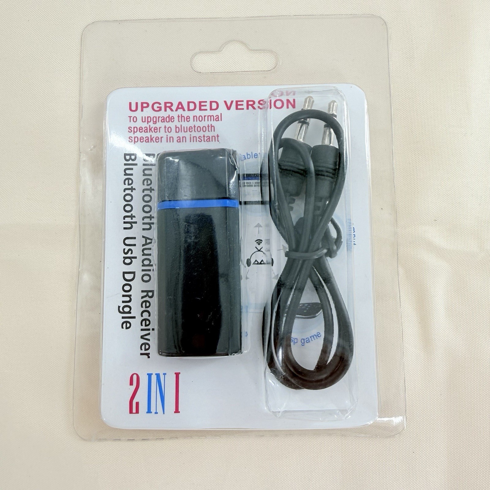 USB Bluetooth Music Stereo Wireless Audio Receiver Adapter 3.5mm
