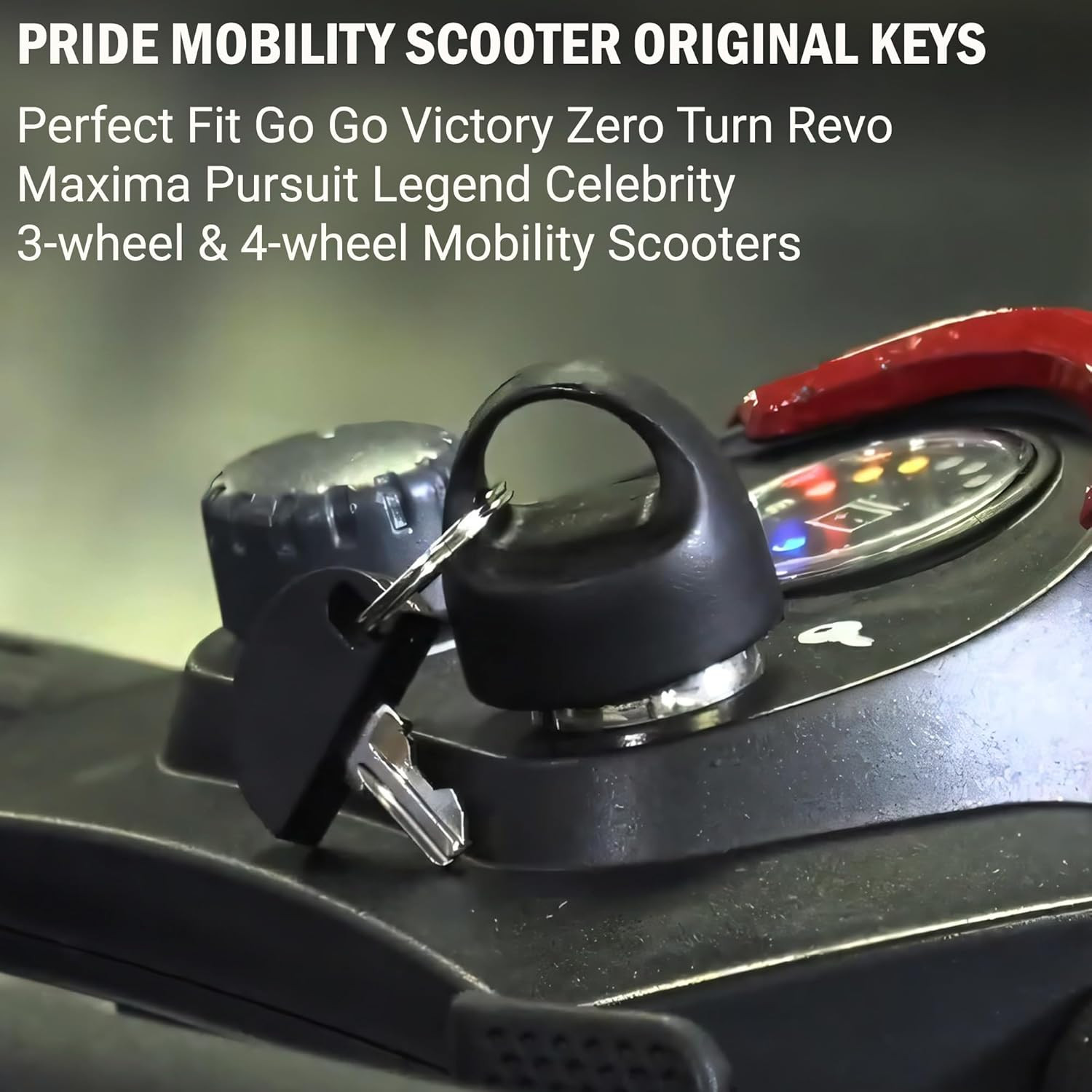 Pride Mobility Scooter Replacement Key Set Compatible with Go-Go Elite Traveller
