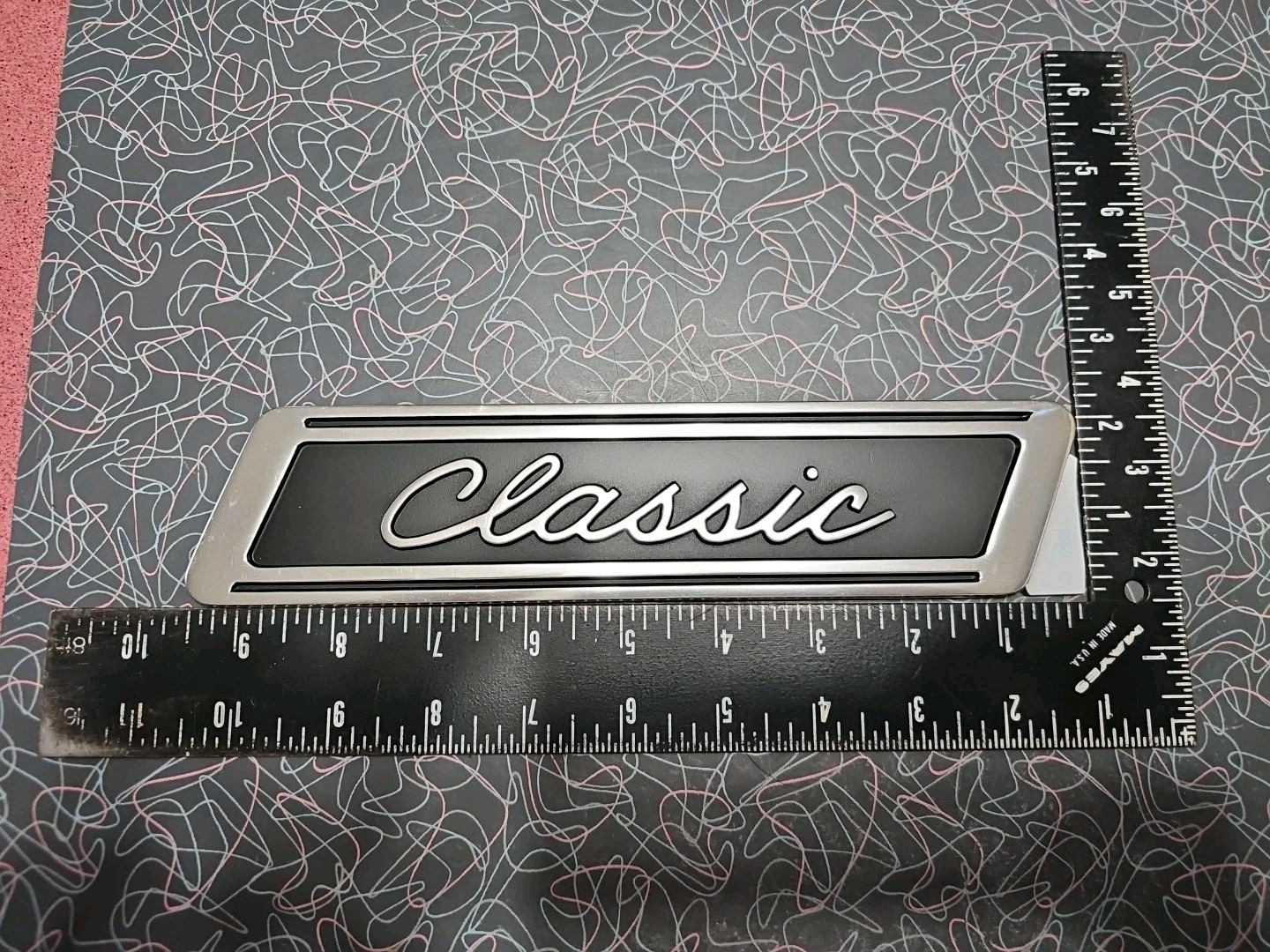 Freightliner Side Panel "Classic" Metal Emblem Badge New Old Stock NOS