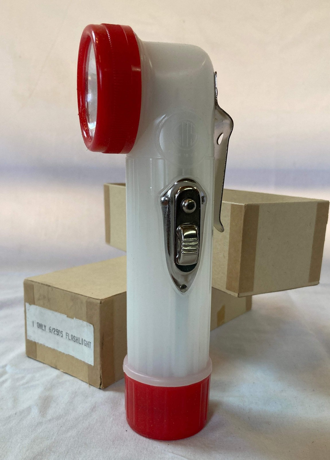 NEW Vintage US Municipal Angle Head Flashlight *Weekend Special*