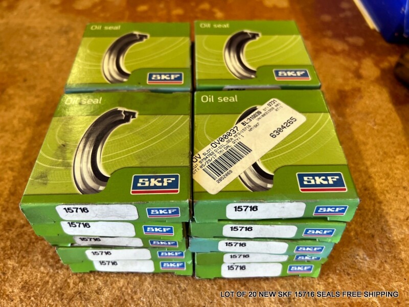 LOT OF 20 NEW SKF 15716 SEALS FREE SHIPPING!