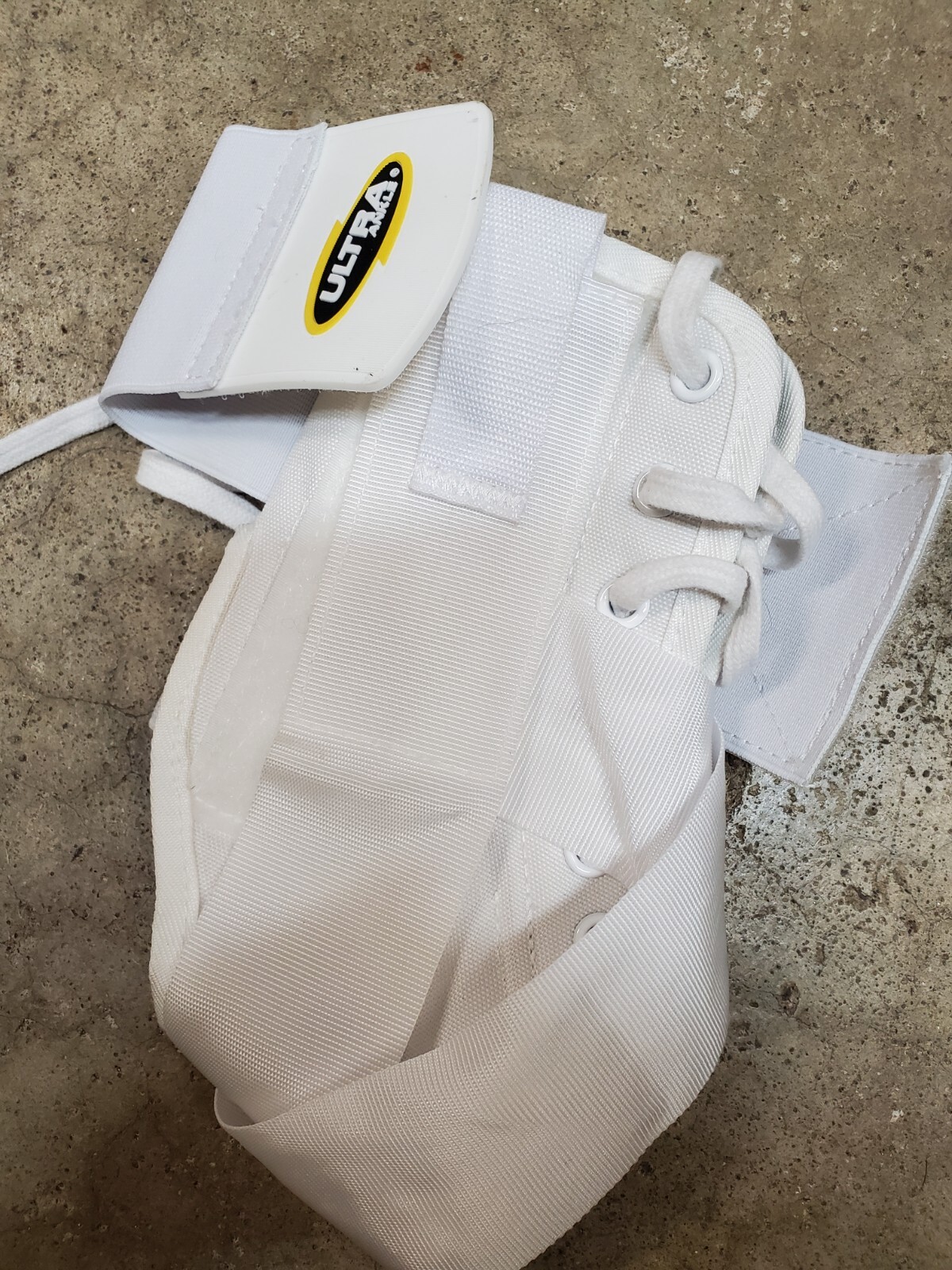 Ultra 360® Lace-Up Adjustable Ankle Brace – For Ankle Stabilization SMALL White