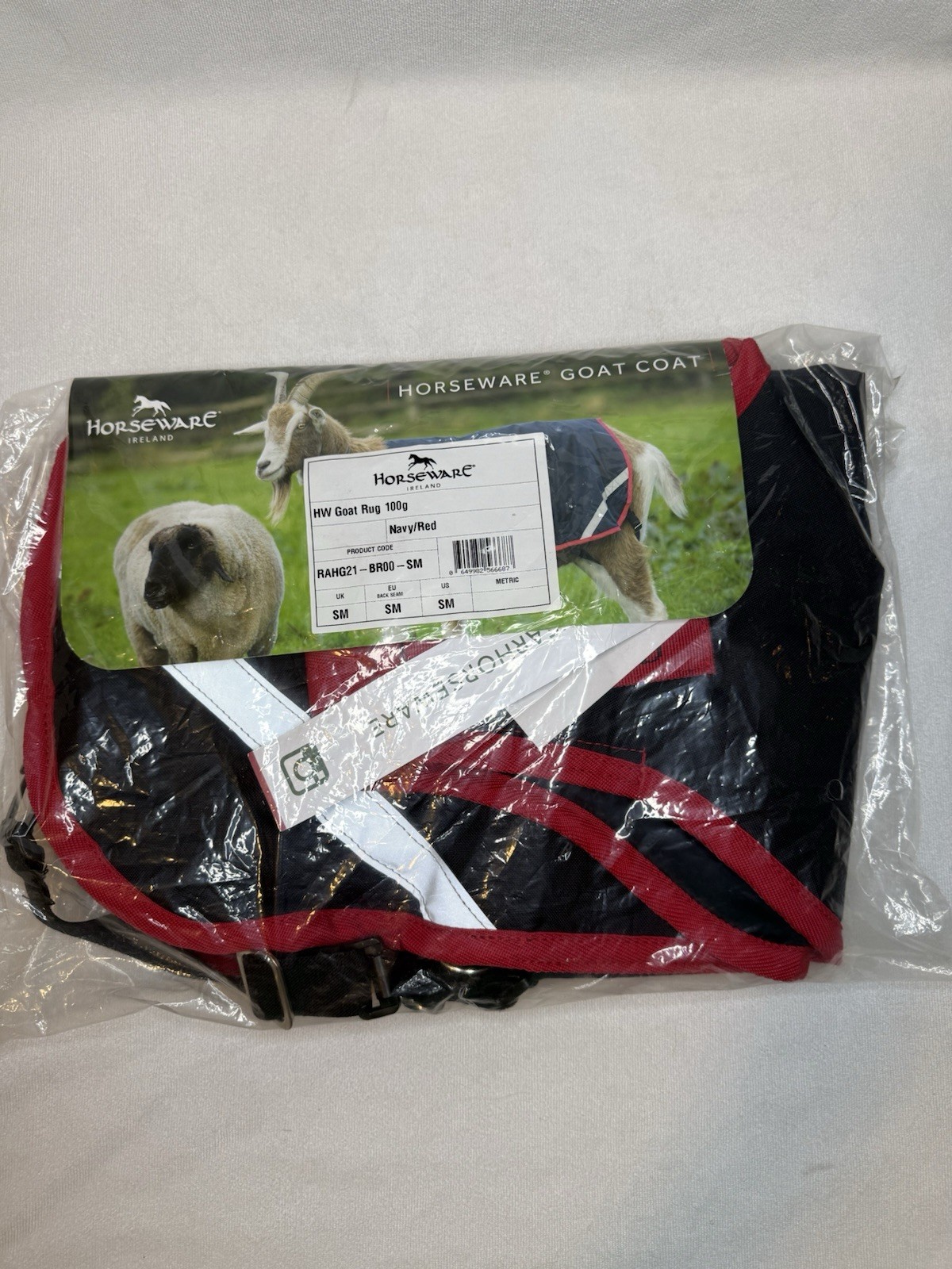 NWT Horseware Ireland Goat Coat Rug Small Black Red Farm Livestock