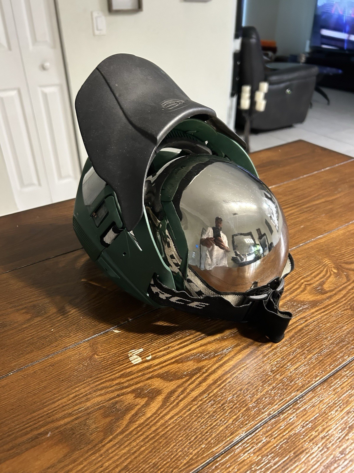 V-Force Paintball Airsoft Mask Visor Goggle - Green/Black