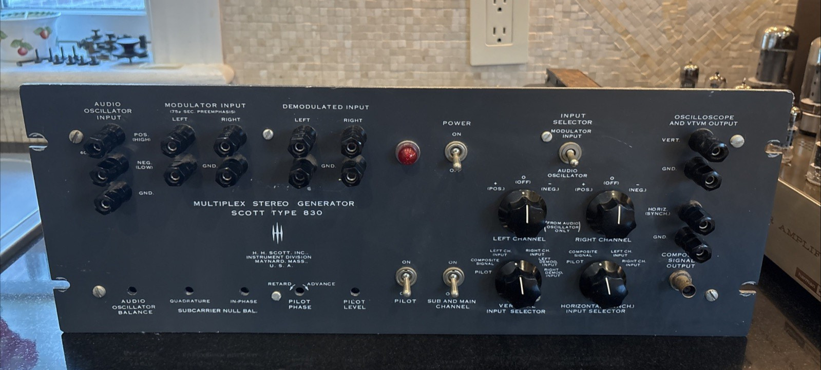 Scott 830 Multiplex Stereo Tube Generator