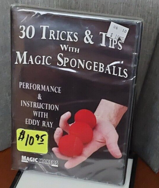 30 Tricks and Tips with Magic Spongeballs DVD - Close-Up Magic DVD