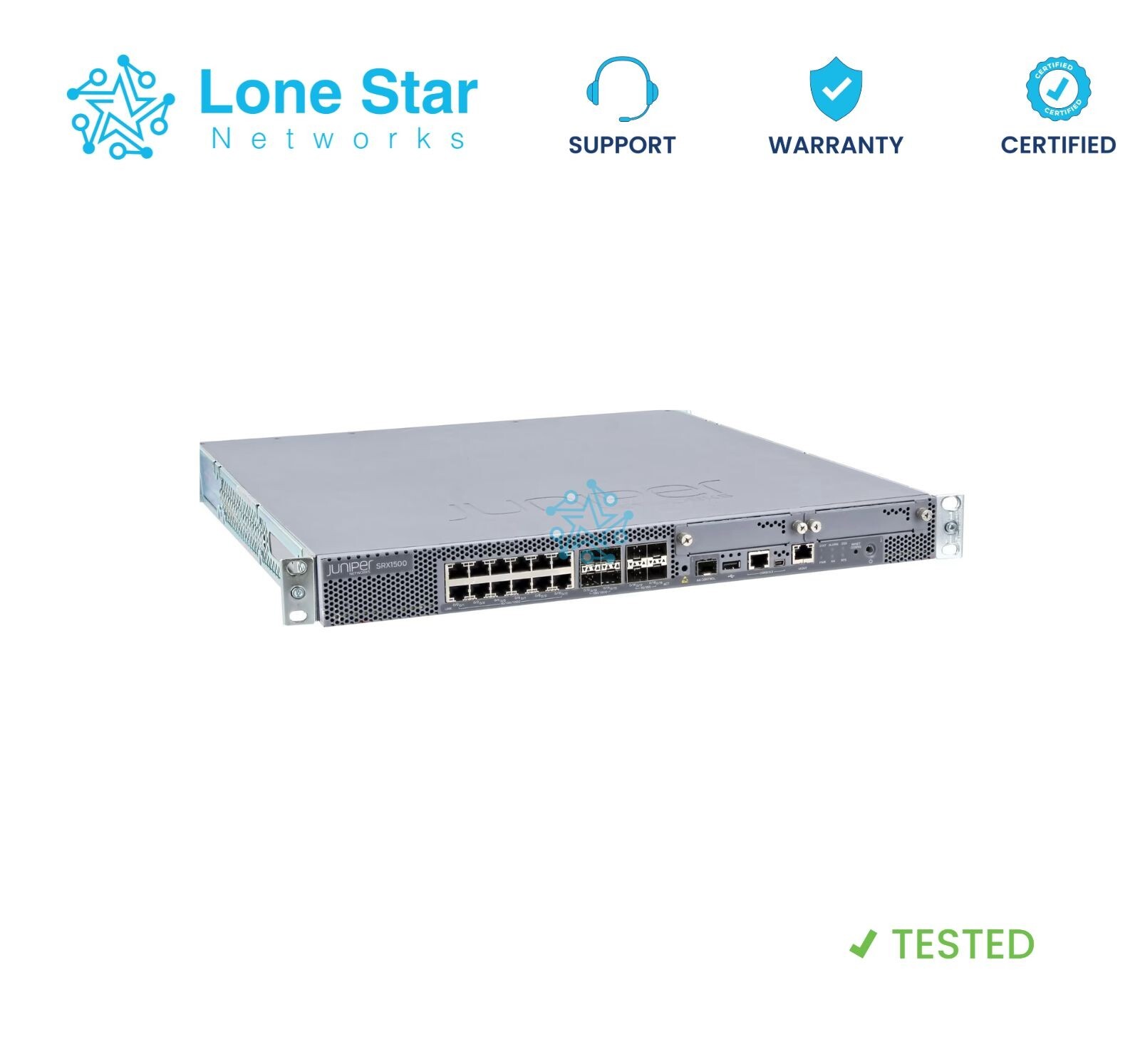 Juniper SRX1500-SYS-JB-AC SRX1500 Services Gateway-Dual Power JPSU-400W-AC