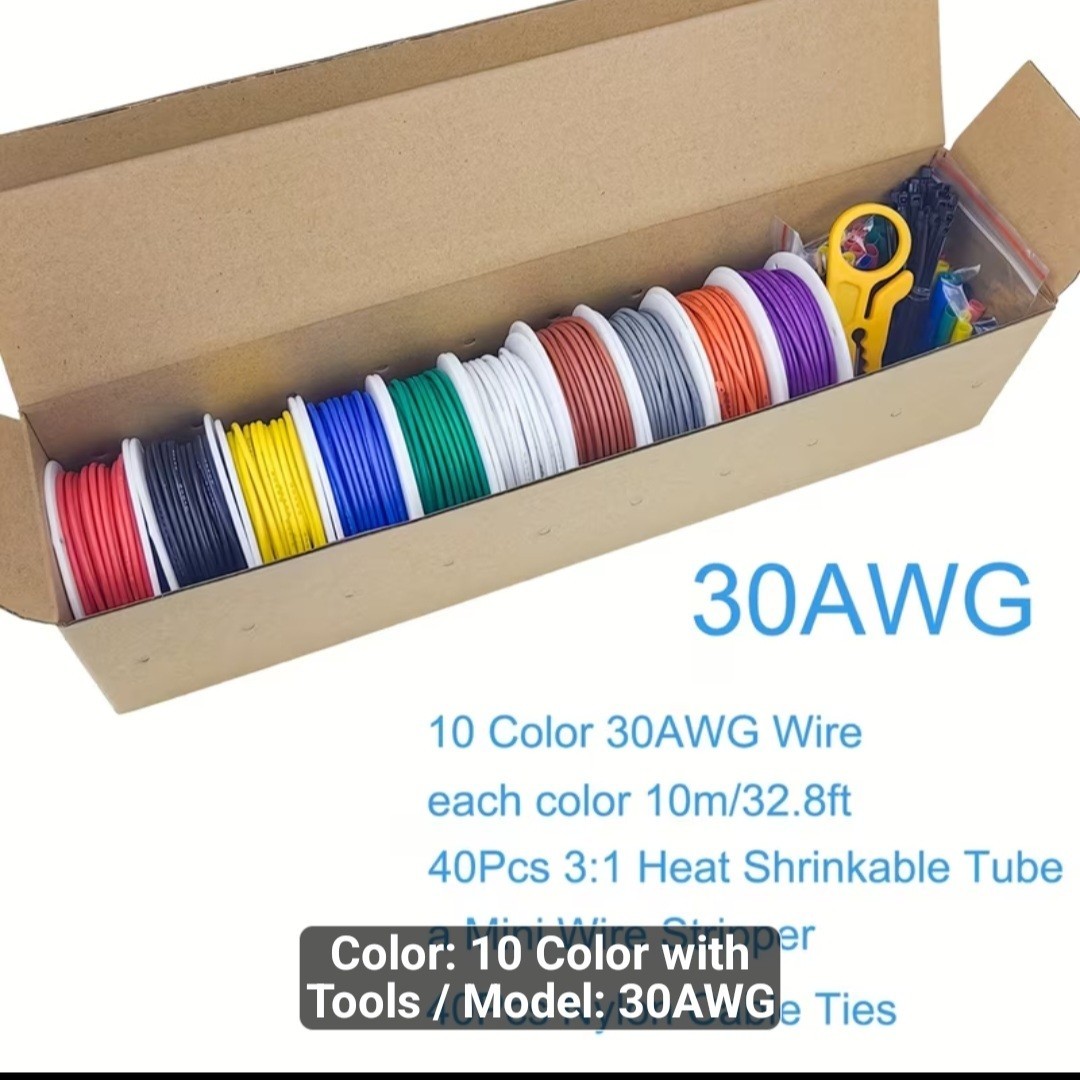 Professional Electrical Kit. Multimeter+10 Professional Gage Wire +bonus Tool.
