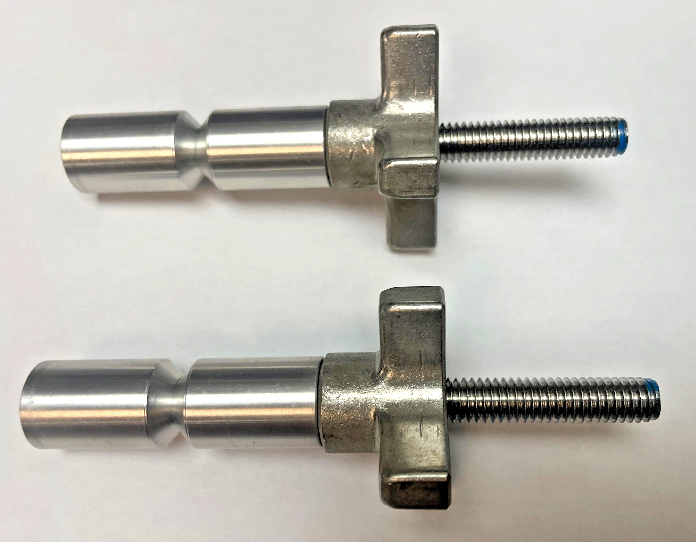 DAVIS 3/4"-Two hole pins- Aluminum- 3/8-16- quick acting knobs