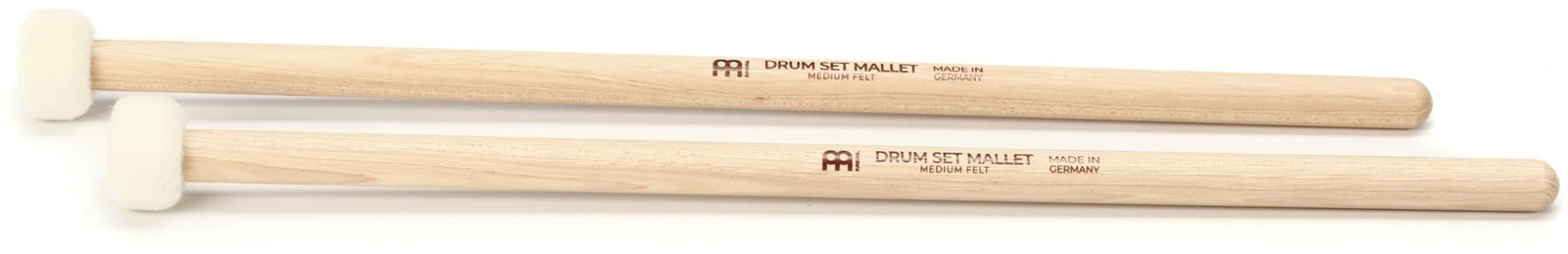 Meinl Stick & Brush Drum Set Mallet - Medium (2-pack) Bundle