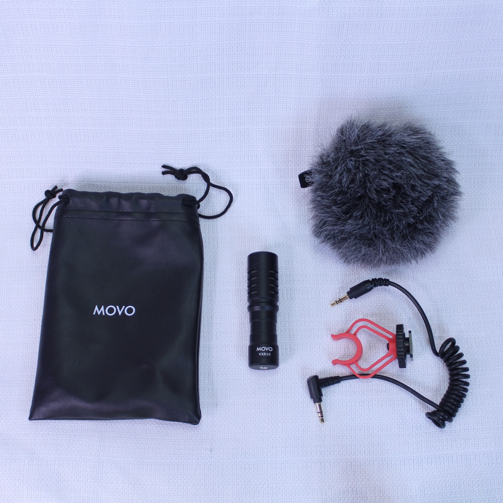 Movo VXR10 Cardioid Microphone (Used) w/ Cables, Shock Mount, Furry Windshield
