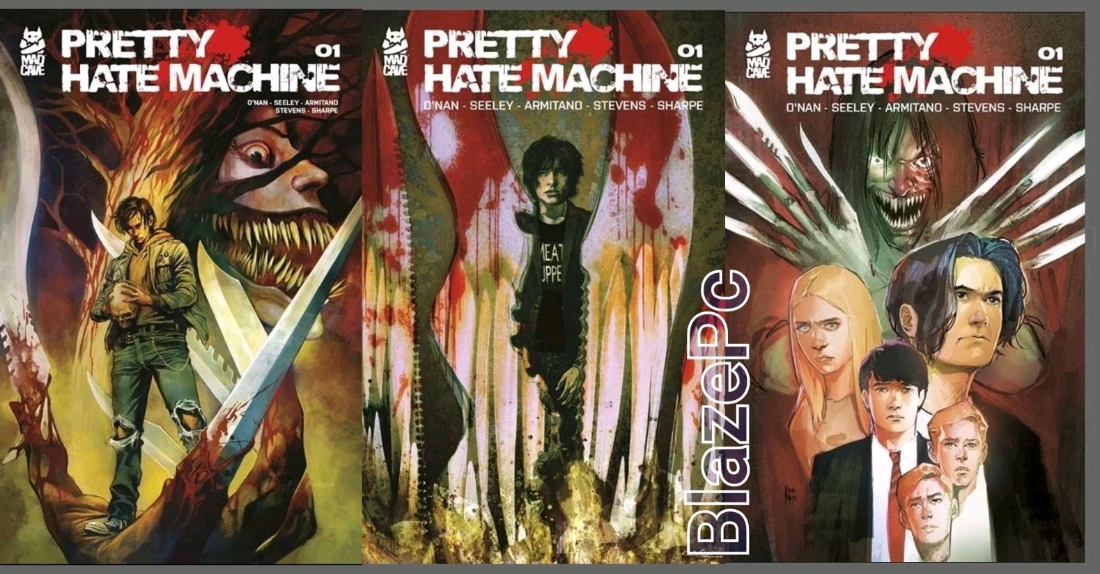 Pretty Hate Machine #1 Cover A B C Variant Set Options Mad Cave Studios 2026 NM