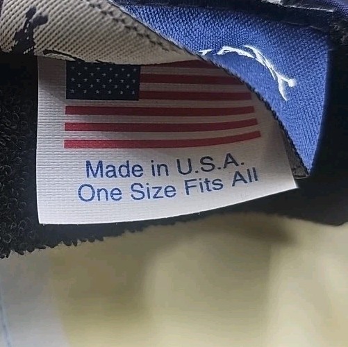 Payne Stewert Gore-Tex Strap Back Hat Rare Blue Tartan Euc Lightweight