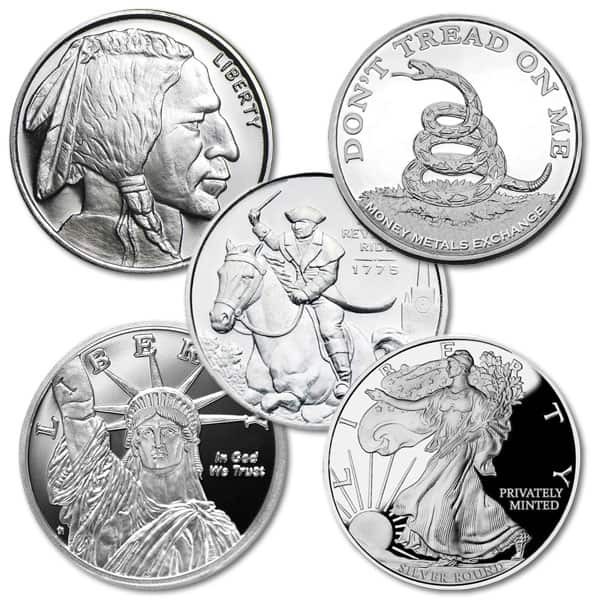1/2 oz Generic Silver Round - Secondary Market, Design Our Choice