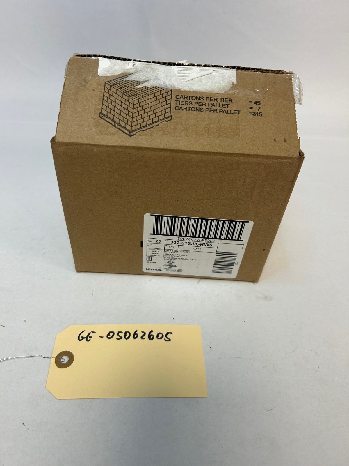 Levinton Cat 6 Shielded Jack with RFT 302-61SJK-RW6