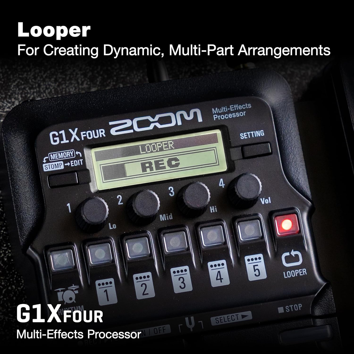 G1X FOUR Guitar Multi-Effects Processor with Expression Pedal, 70+ Effects & Amp