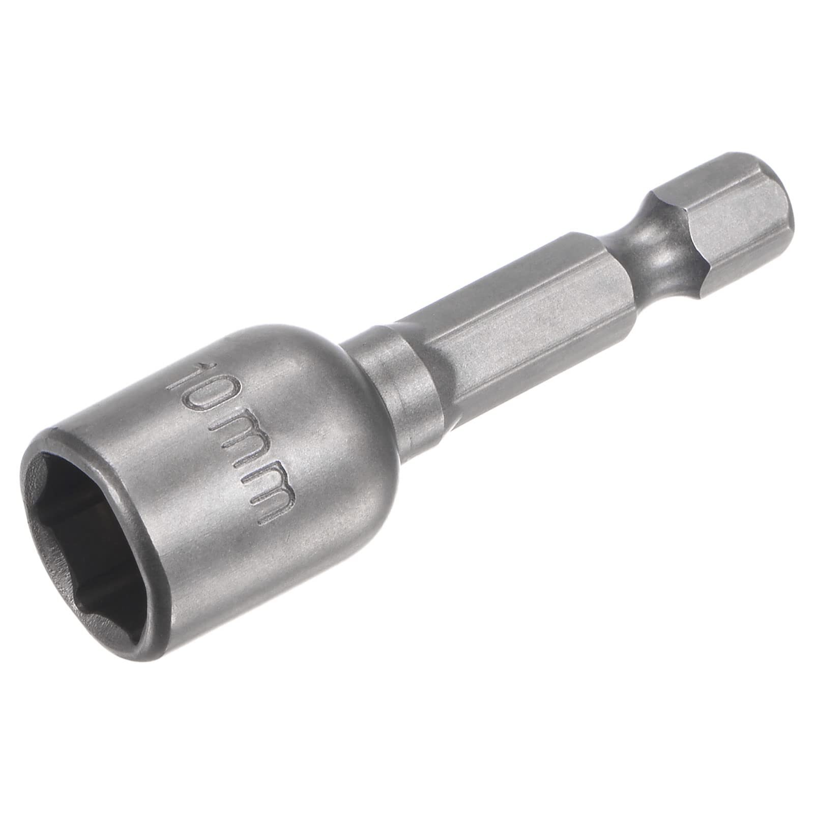 uxcell Quick-Change Nut Driver Bit, 1/4" Hex Shank 10mm Magnetic