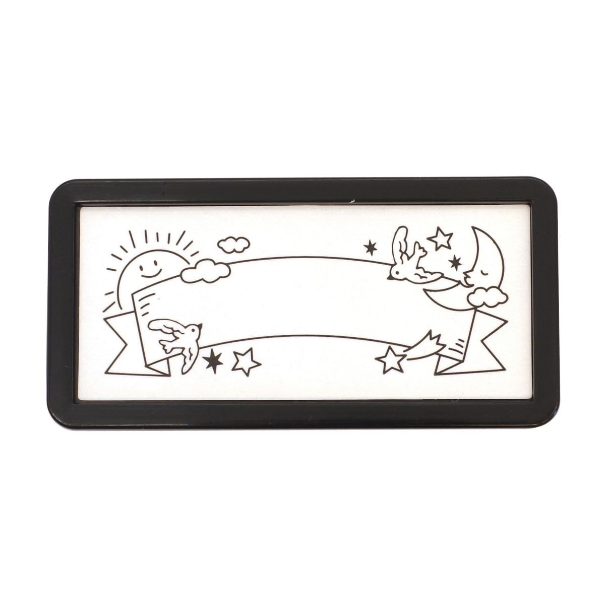 DESIGNPHIL 35509006 Half Weather Pattern Penetrating Stamp for Planners Crafts