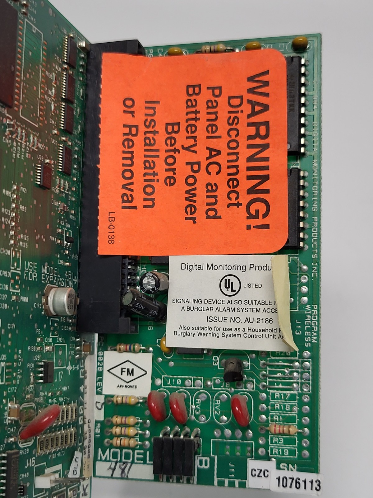 DMP XR500 Dialer (No Network) PCB Board for Security Panel Parts
