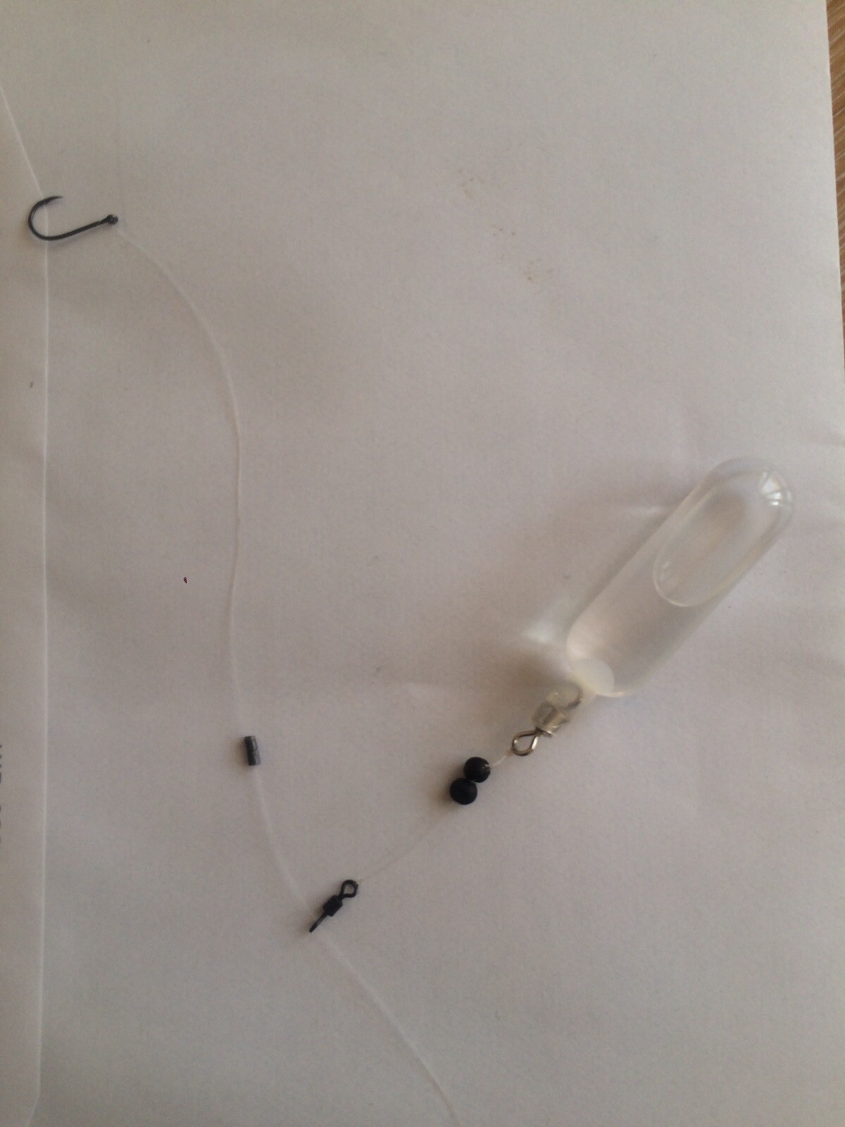 4 X Mini crystal wagglers/ Slow Sinking Bombs. With Interchangeable Float Tips