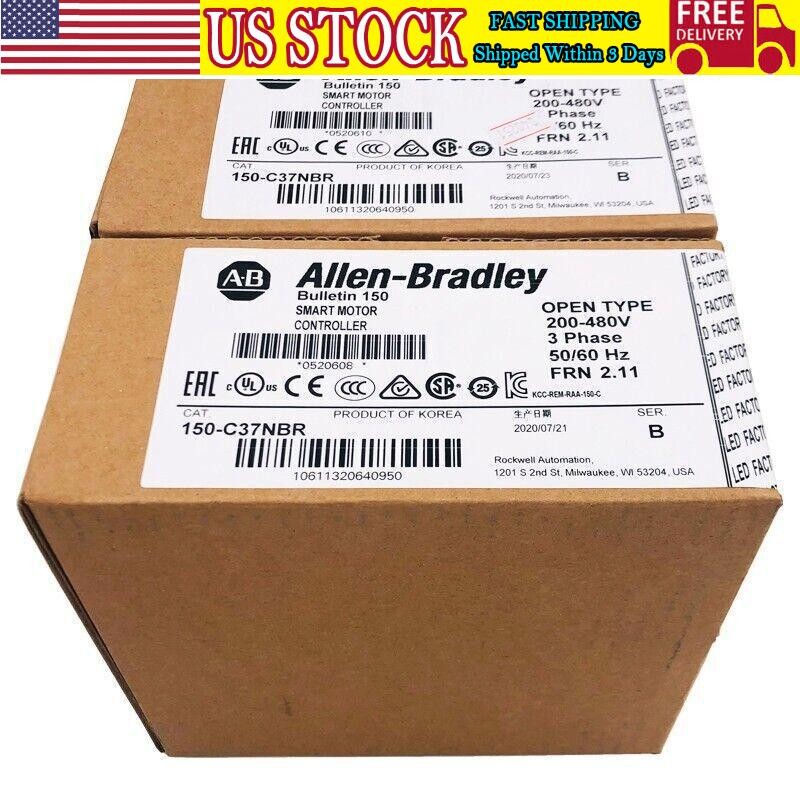 AB 150-C37NBR Smart Motor Controller 150C37NBR New Factory Sealed US Free Tax