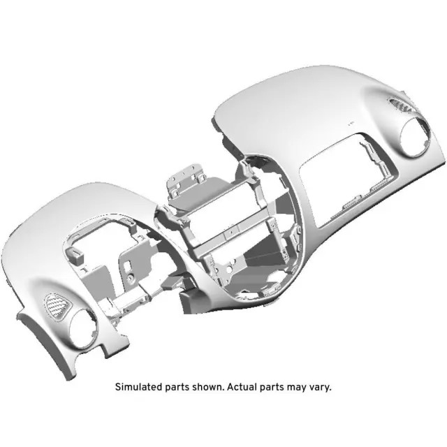 Genuine GM Medium Titanium Instrument Panel Upper Trim Panel 95329464