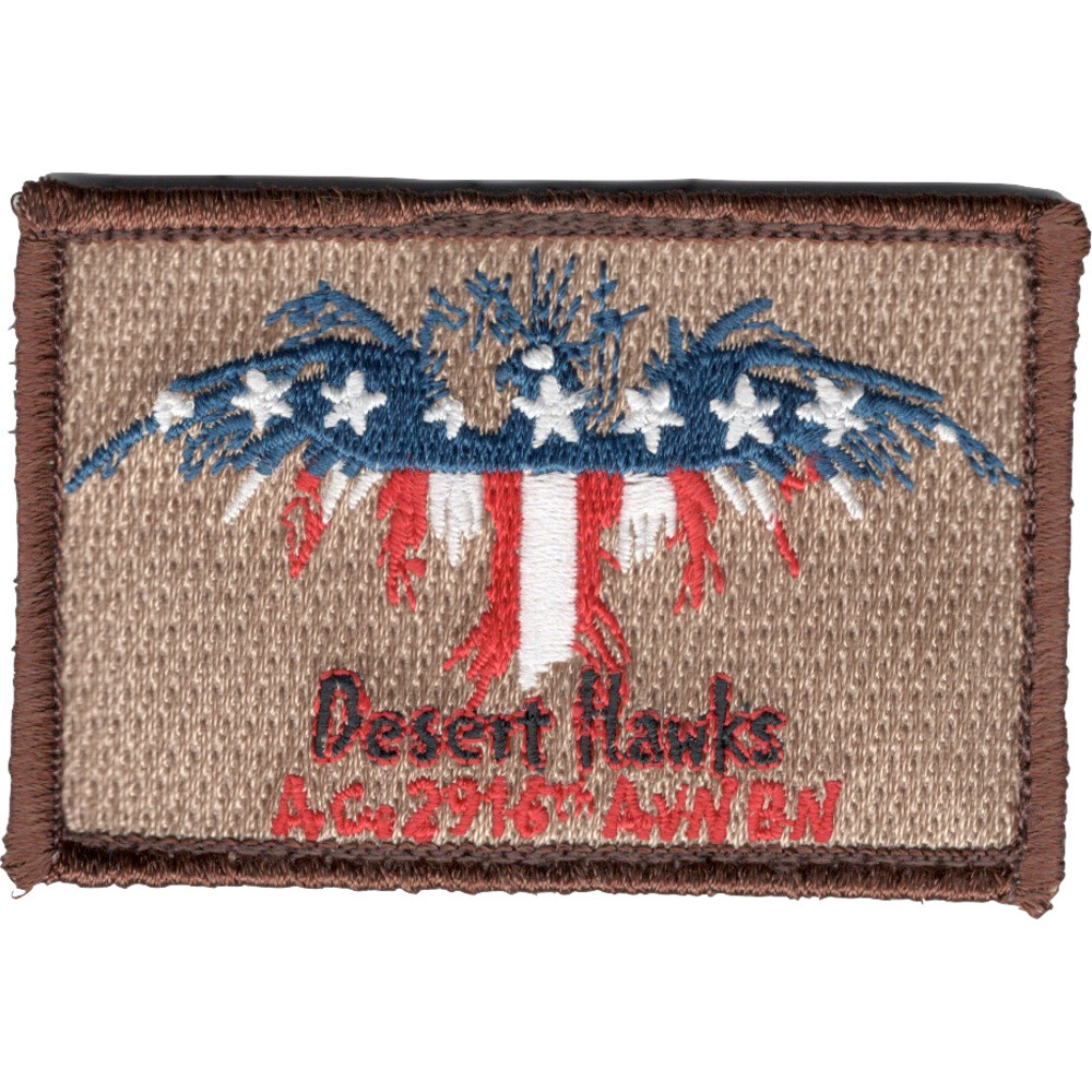 A Company 2916th Avn bn Desert Hawks Hook And Loop