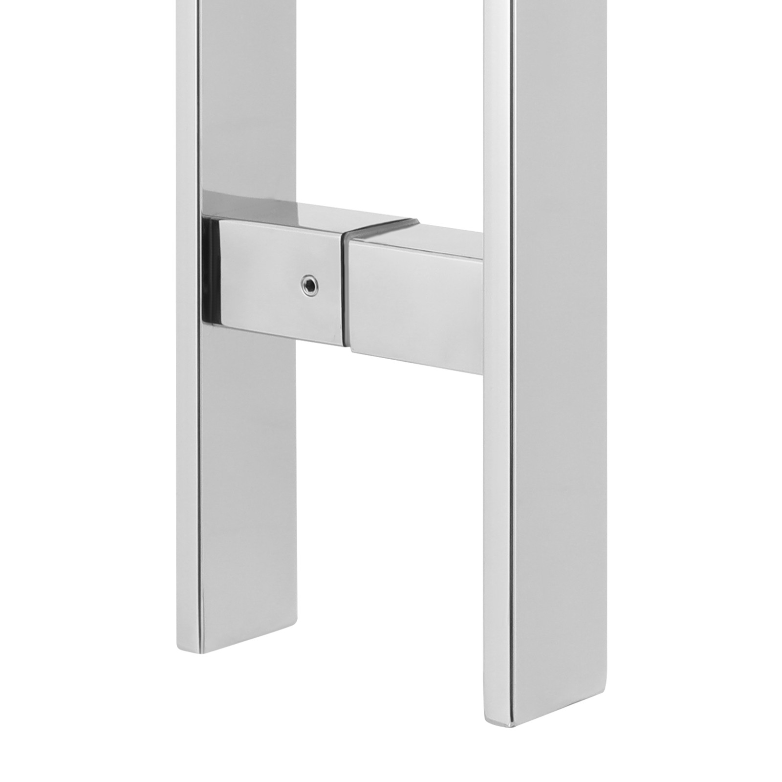 Stainless Steel Double Sided Push Pull Door Handle, H-shaped Door Pull Handle~