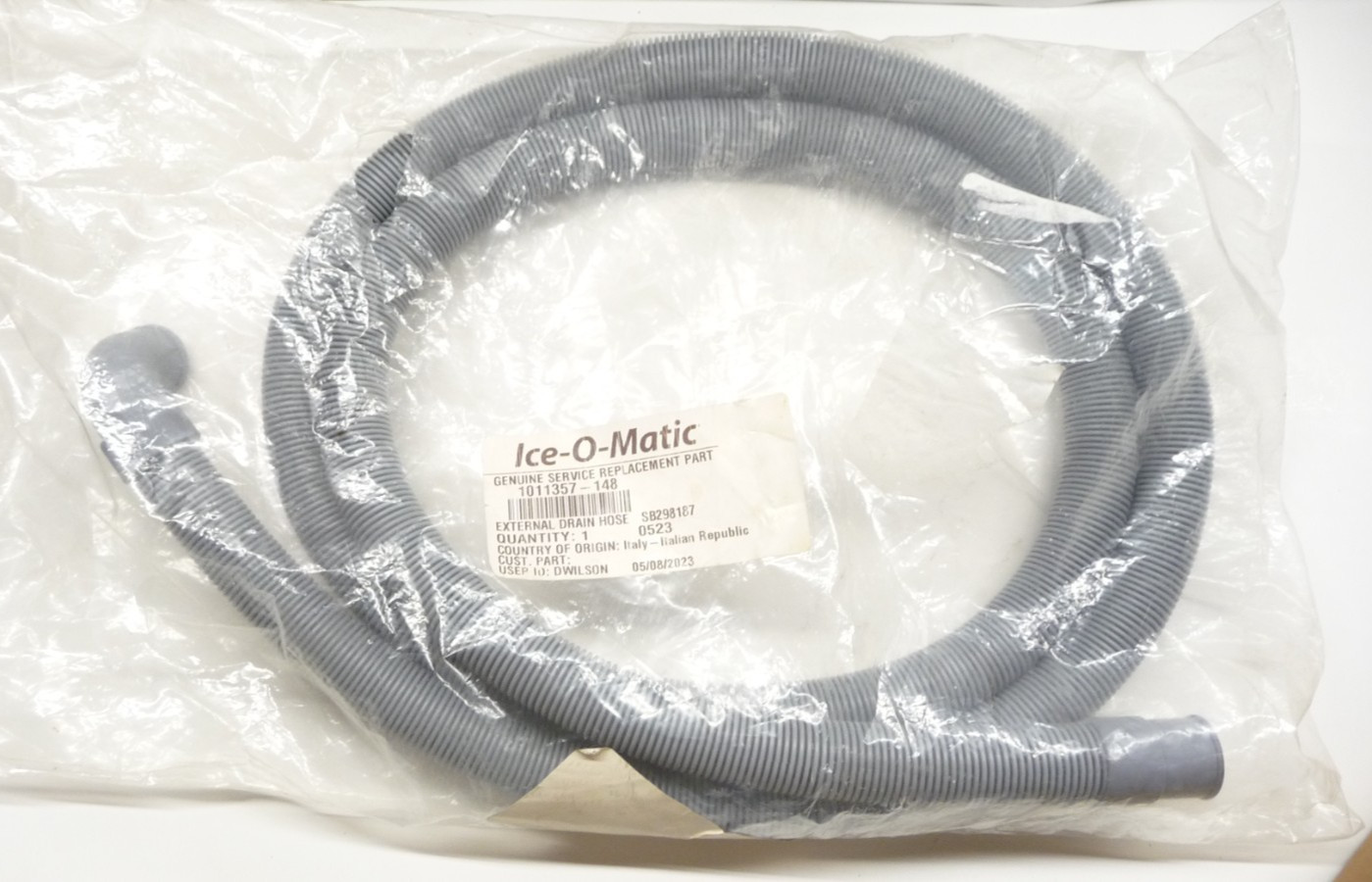 Ice O Matic Ice Machine 1011357-148 External Drain Hose