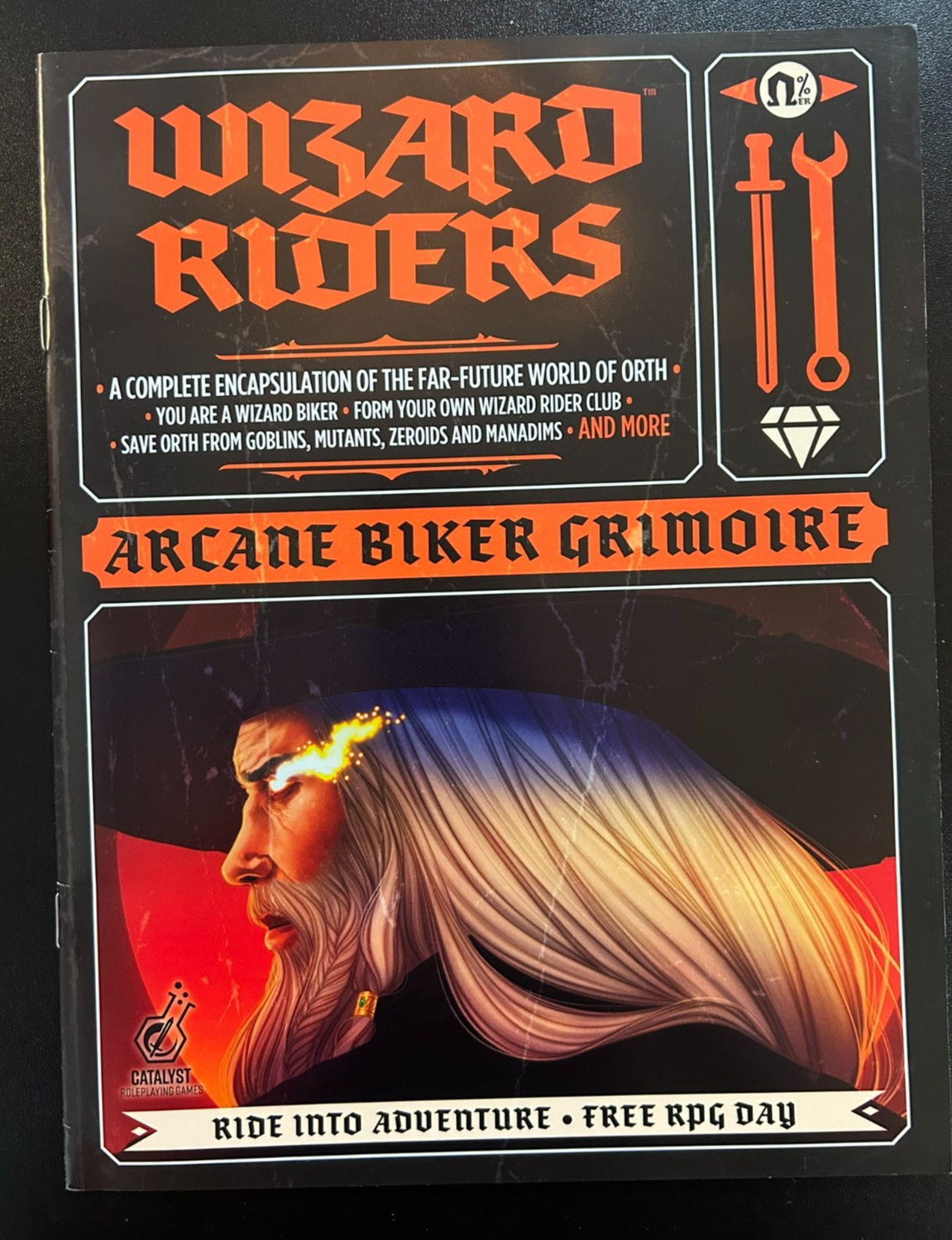 Free RPG Day 2026 Wizard Riders Arcane Bikers Grimoire
