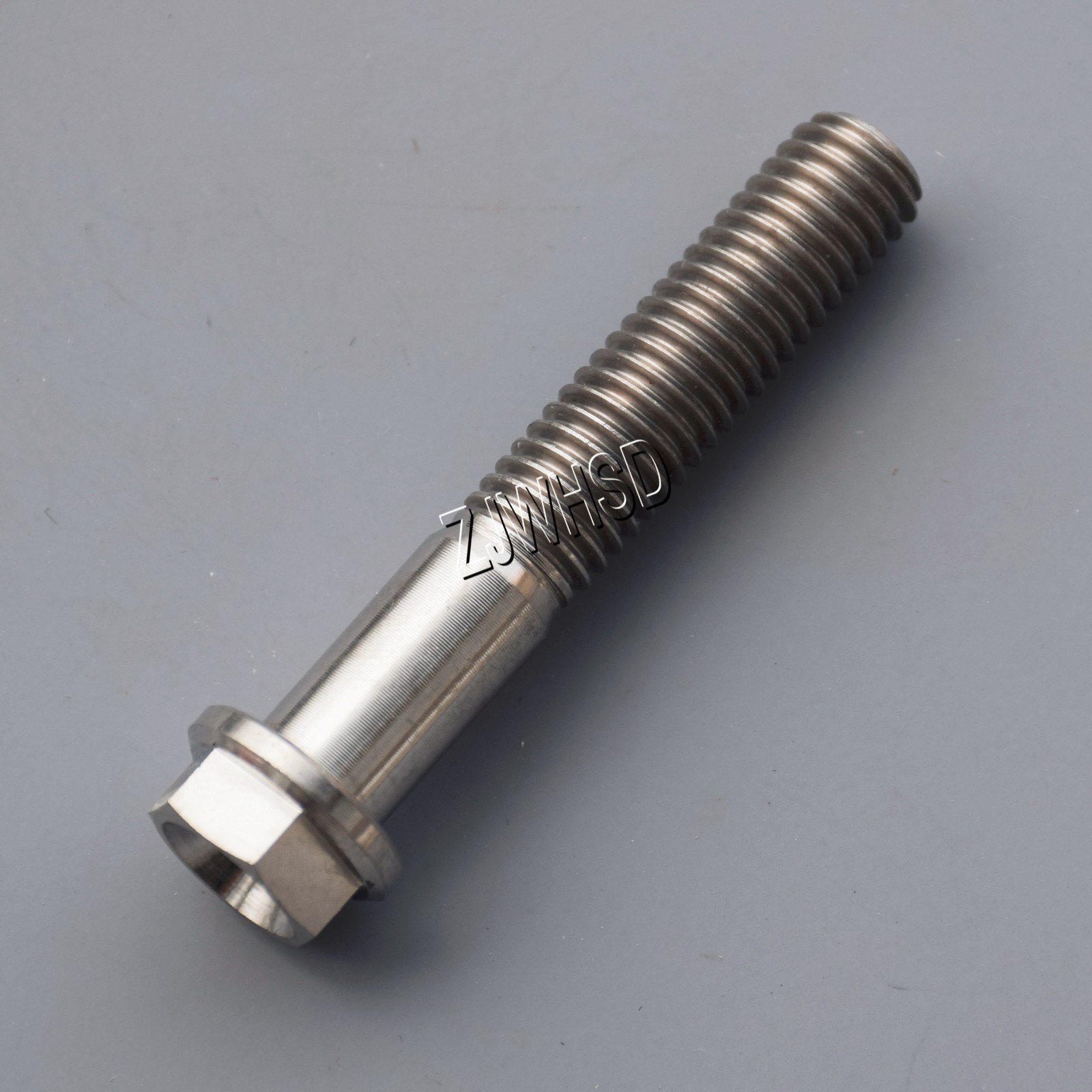 M8 x 45 Ti Titanium Screw Bolt Hexagon Hex Head Flange / Aerospace Grade Bicycle