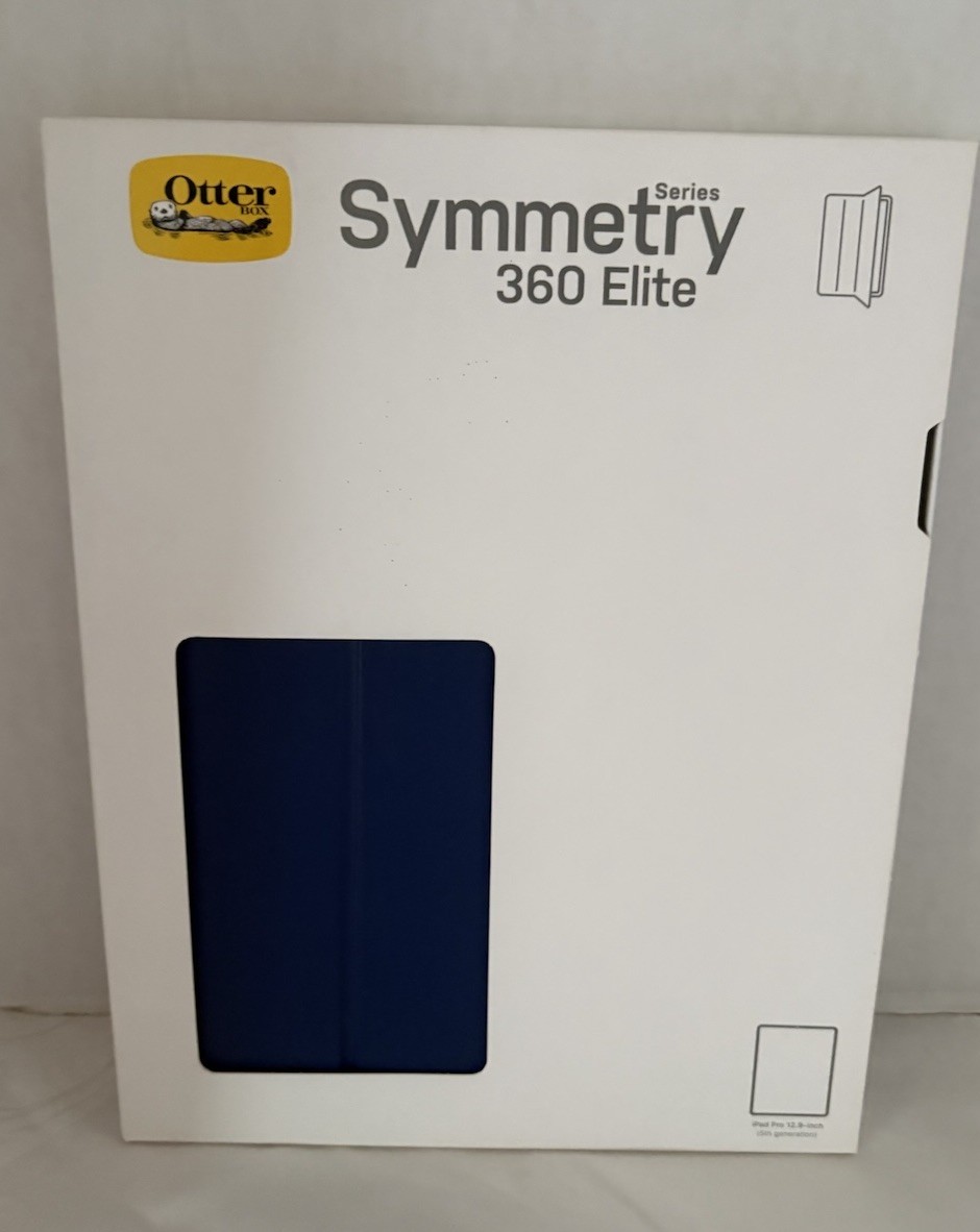 OtterBox Symmetry 360 Case For iPad Pro 12.9 Inch 5th Gen  Abyss Blue NEW