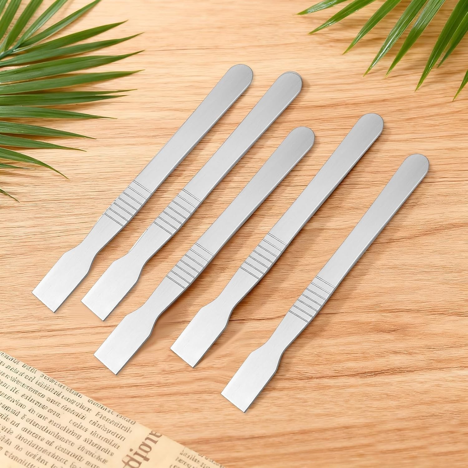 5Pcs Multi-Use Metal Scraper Set for Cleaning & Detailing
