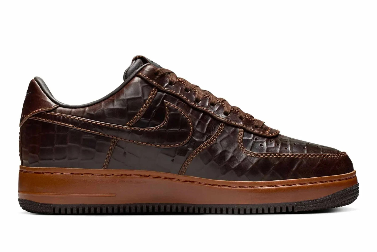 AF1 Low 'Fauna Brown Croc' Croc Leather II7090-222 Men's Size US 7-12