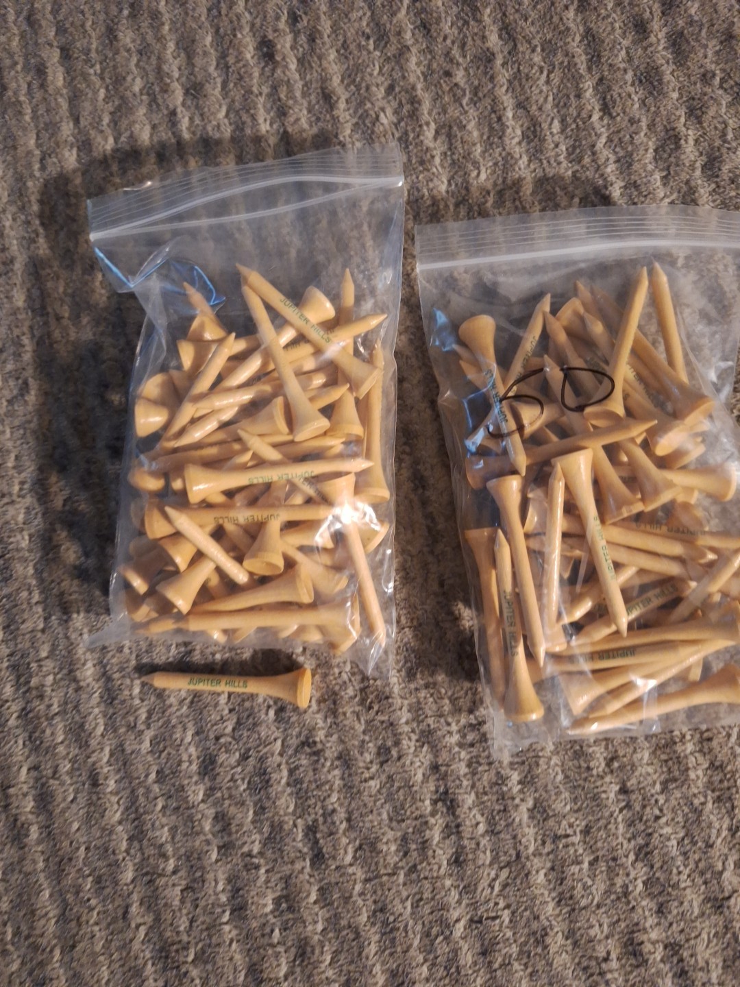 100 2 1/4 Wood Tees