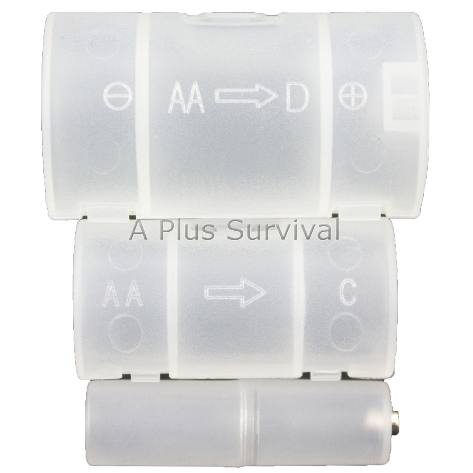 Battery Converter Set  AA AAA C D - Emergency Power Charging Survival Kit
