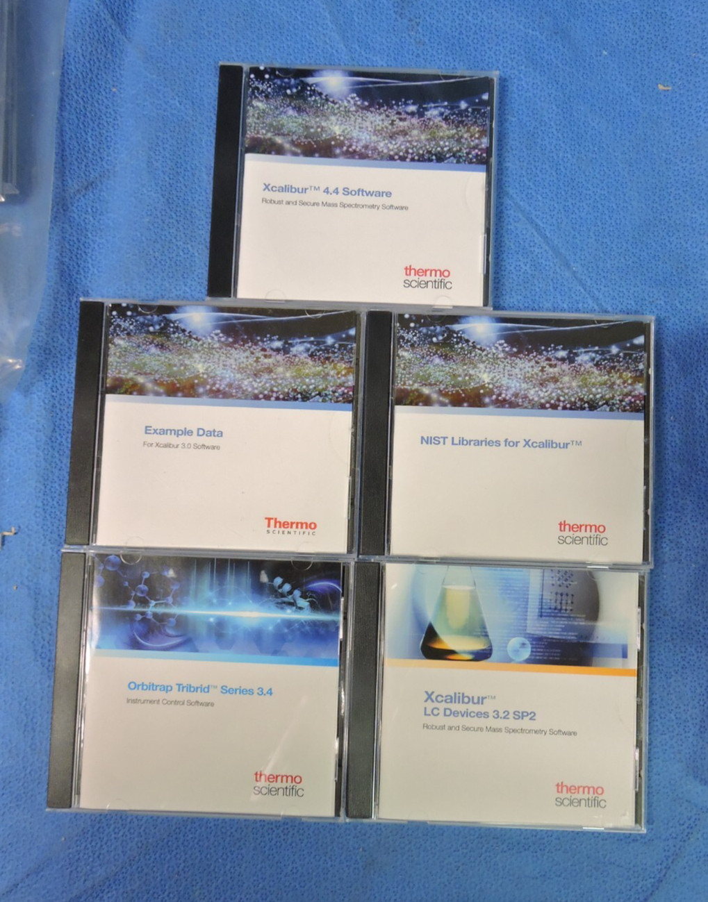 NEW Thermo Orbitrap Tribrid 3.4 Xcalibur 4.4 Software 5-CD's 80000-62043  SEALED